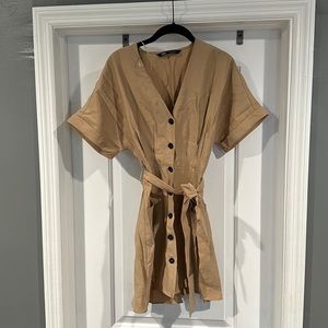 Zara Tan Dress